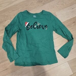 GEORGE | "Believe" Christmas / Holiday Long Sleeve Tee